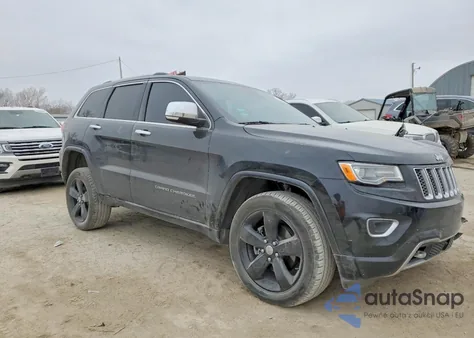 2016 Jeep Grand Cherokee Overland z USA, uszkodzony, nr VIN 1C4RJFCG4GC402256